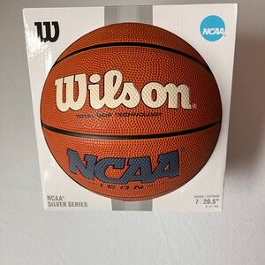 Wilson Basketball Size 7 Icon NCAA Icon Turquoise Blue New